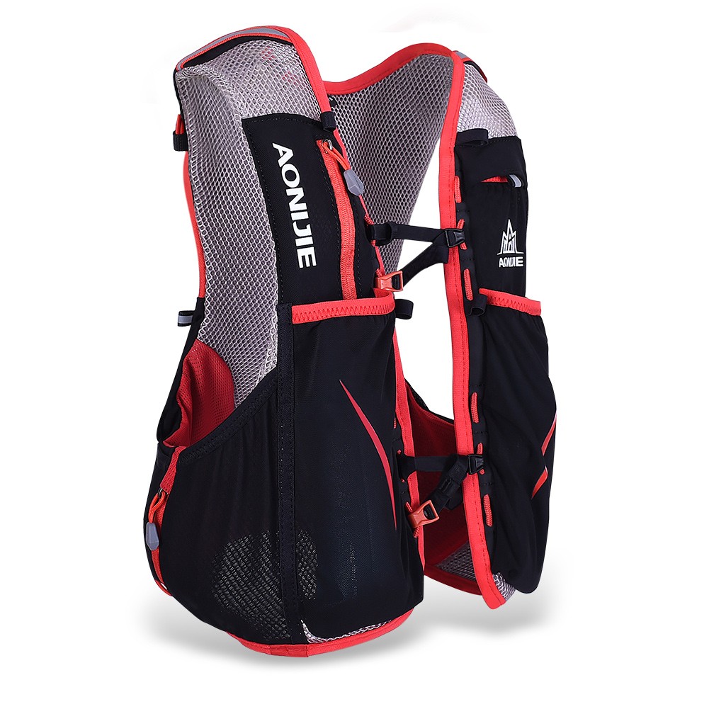  AONIJIE E906 Outdoor Hydration Pack Backpack Vest Men Women 5L Running Bag Black Red Sports Cycling Bike Bag