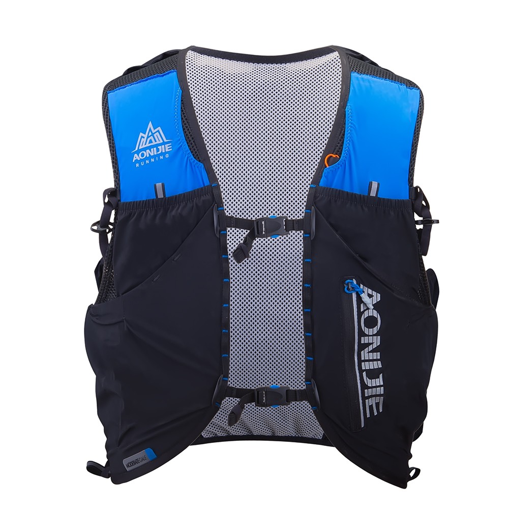 AONIJIE C962 12L Advanced Skin Backpack Hydration Pack Reflective Sports Vest Running Backpack with Soft Water Bladder Flask