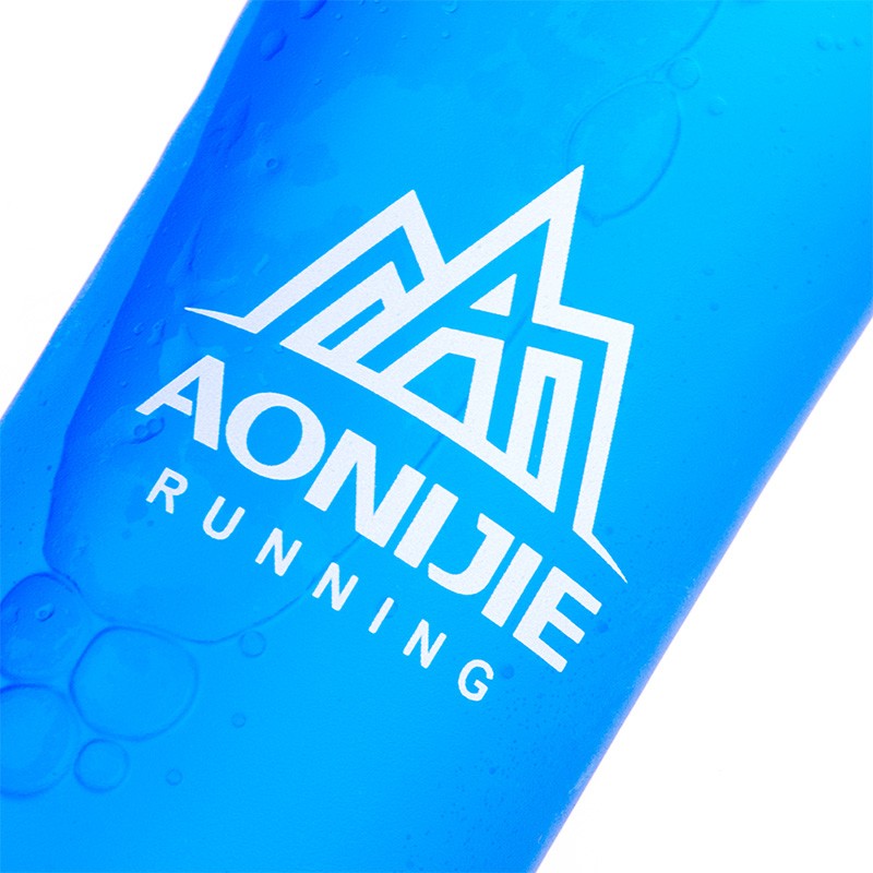 AONIJIE SD19 Outdoor TPU 450ml Soft Flask Running Hiking Cycling Foldable Water Bottle with Dust Cover BPA Free Water Bottle