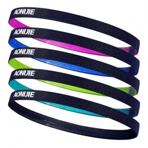 AONIJIE E4073 Sports Headband Sweatband Hair Band Silicone Non-slip Sweat Guiding Band for Running Cycling Fitness Gym