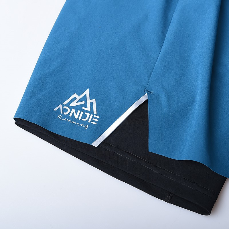 AONIJIE F5102 Summer Men Sports Pants Lightweight Running Fitness Cycling Sports Shorts Breathable Quick-drying Phone Bag Shorts